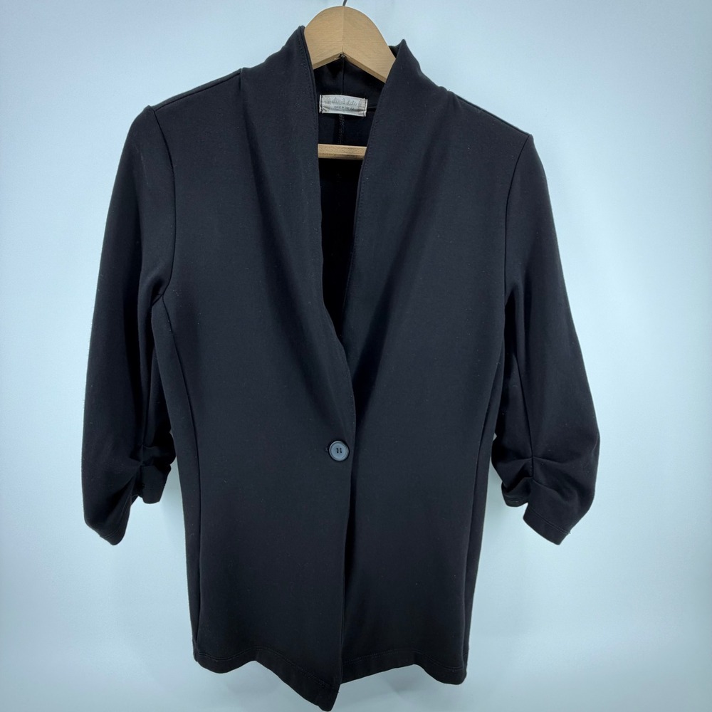 Altar'd State Black Collared Dolman Sleeve‎ Blazer Jacket Women's Size S - Picture 2 of 10